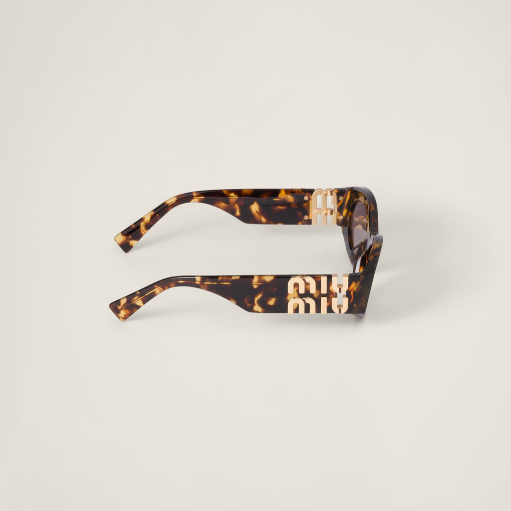 Lunette de soleil Glimpse Miu Léopard