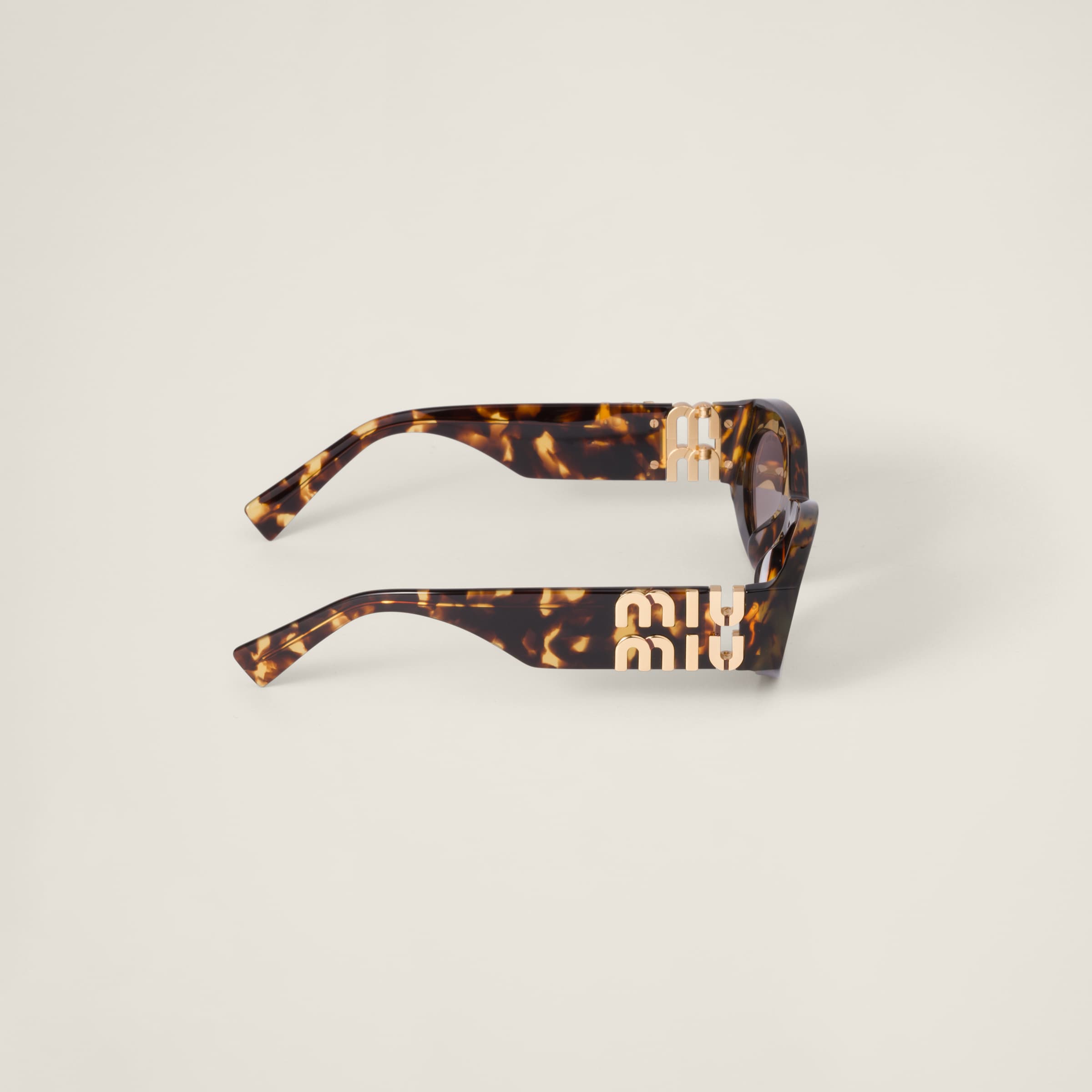 Lunette de soleil Glimpse Miu Léopard