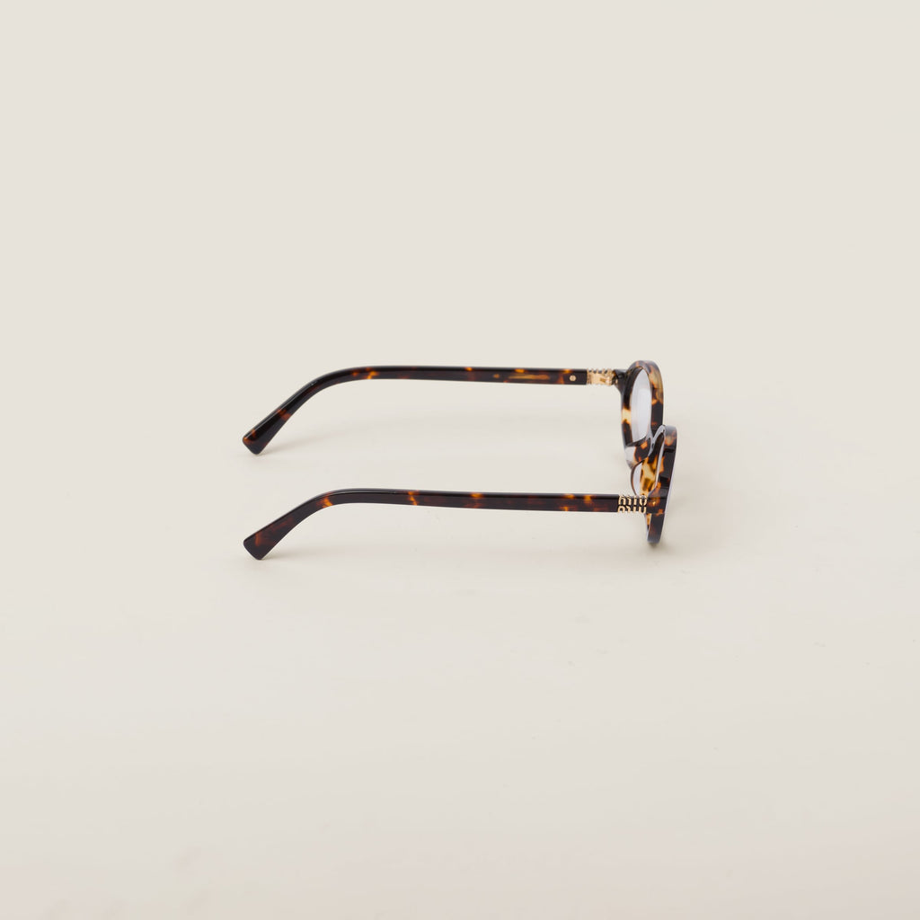 Lunette de soleil Miu Léopard / verre transparent