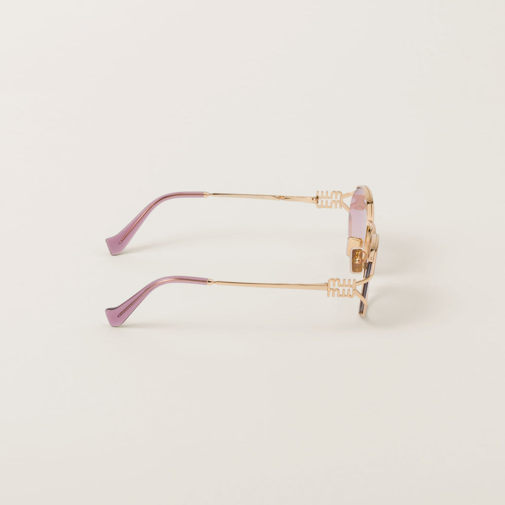 Lunette de soleil  Miu Or rose