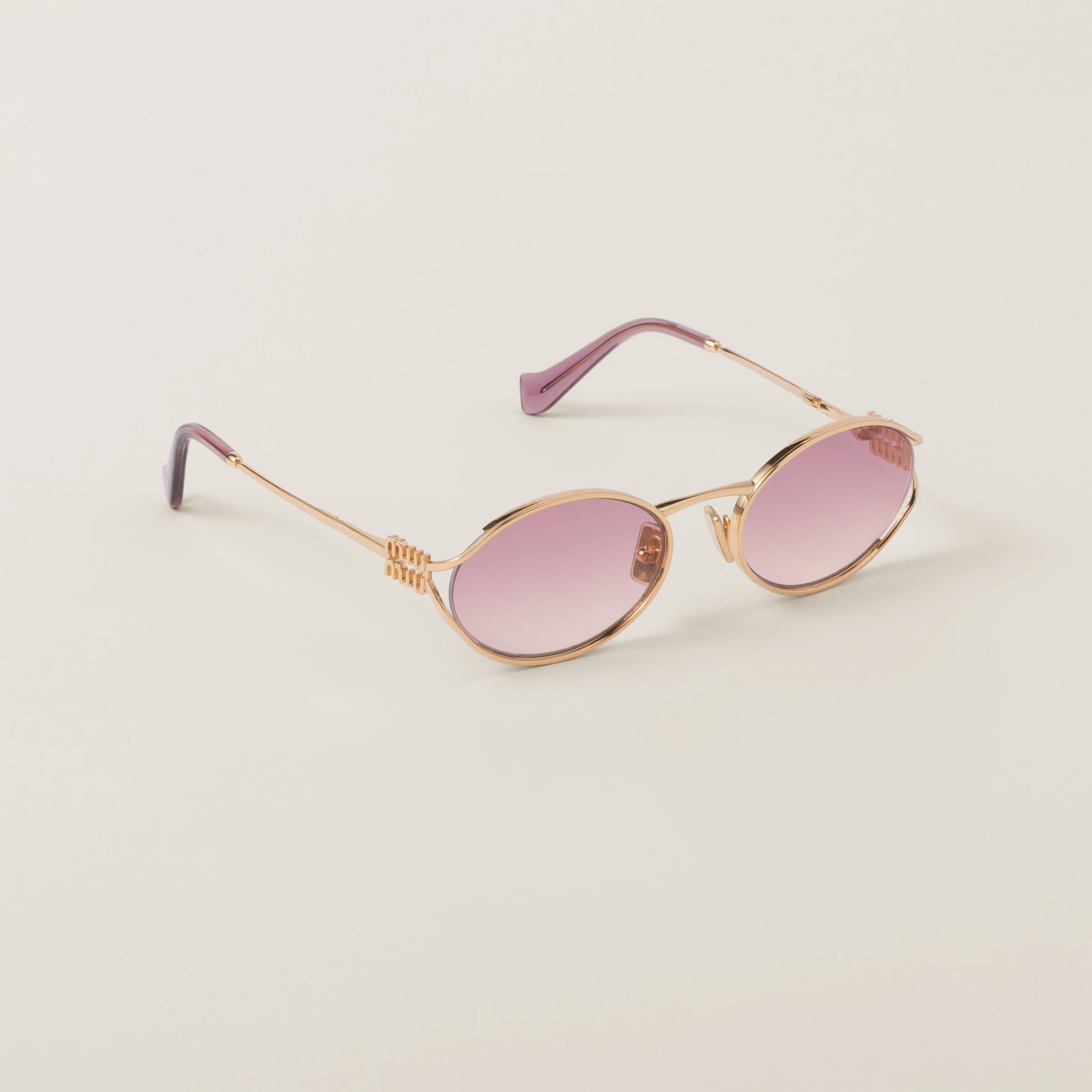 Lunette de soleil  Miu Or rose