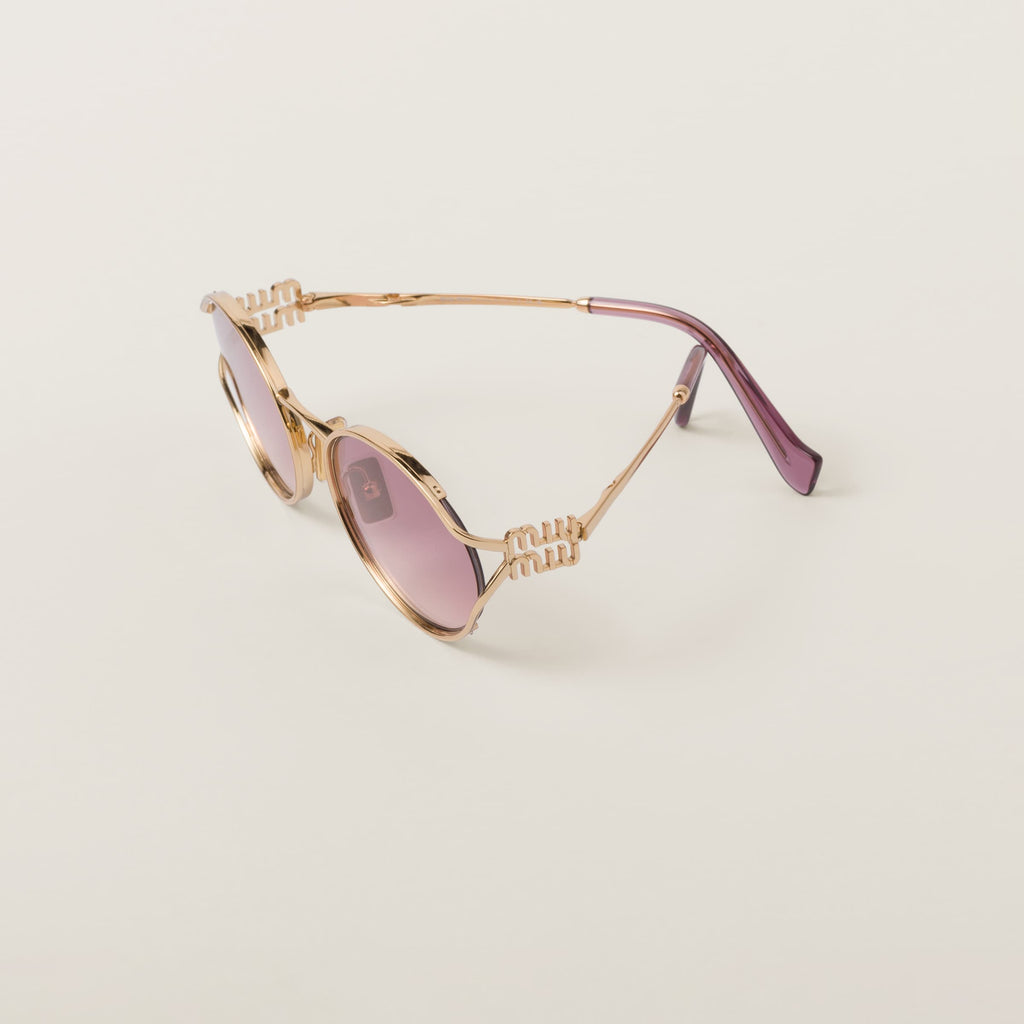 Lunette de soleil  Miu Or rose
