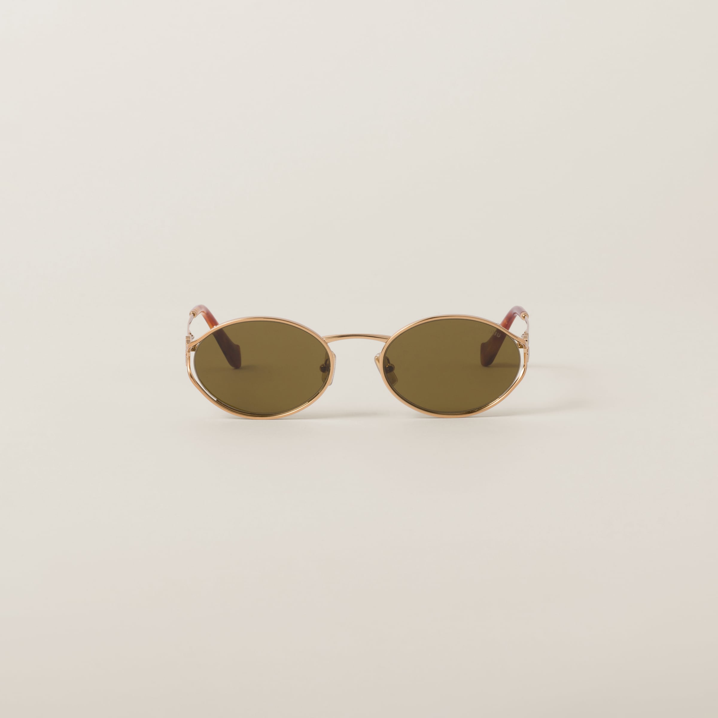 Lunette de soleil  Miu Or Marron