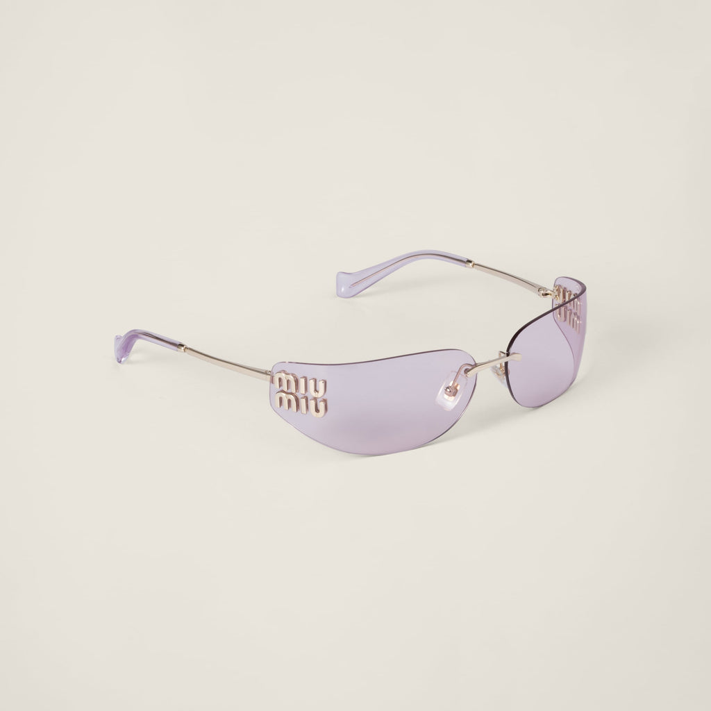 Lunette de soleil Aube Miu Or rose