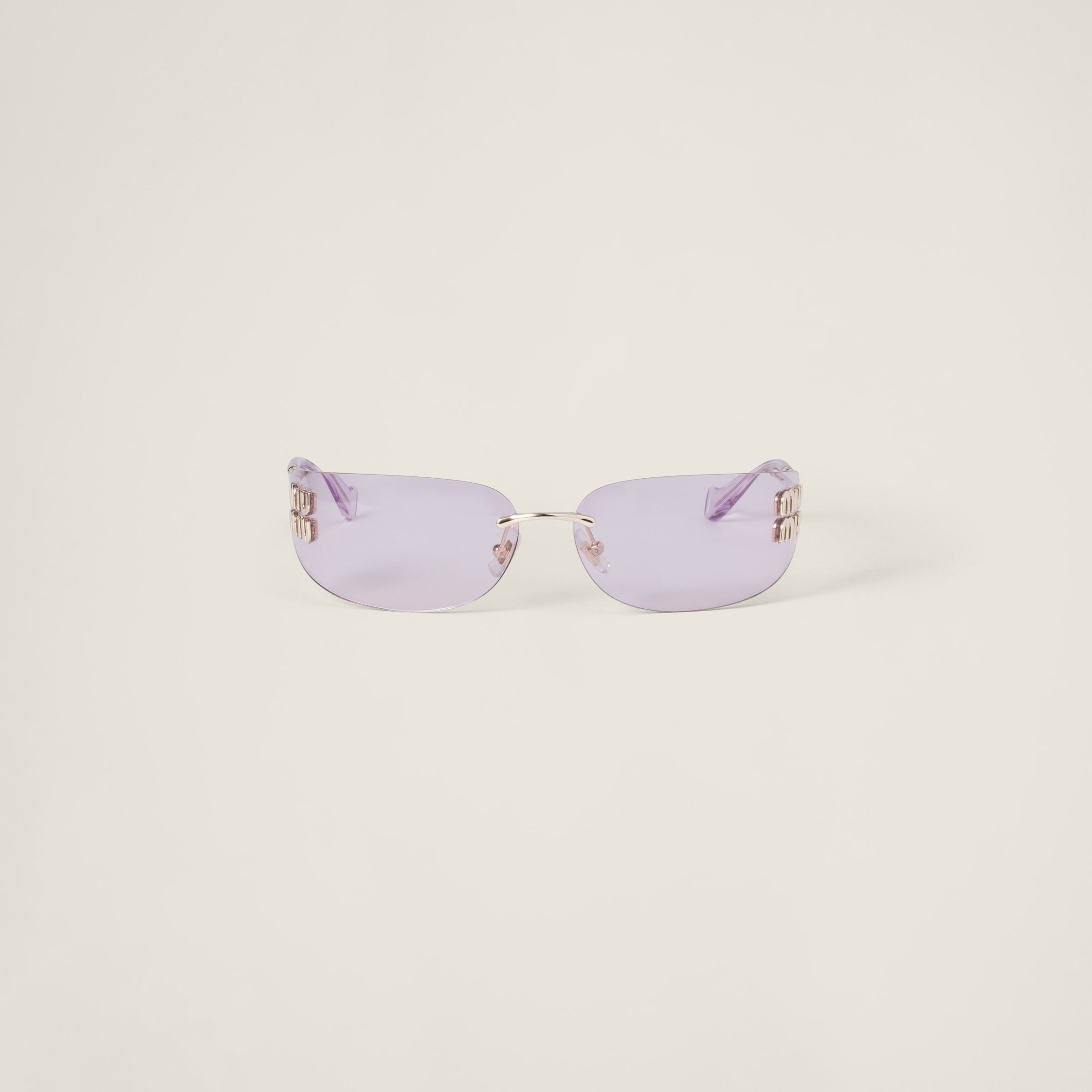 Lunette de soleil Aube Miu Or rose