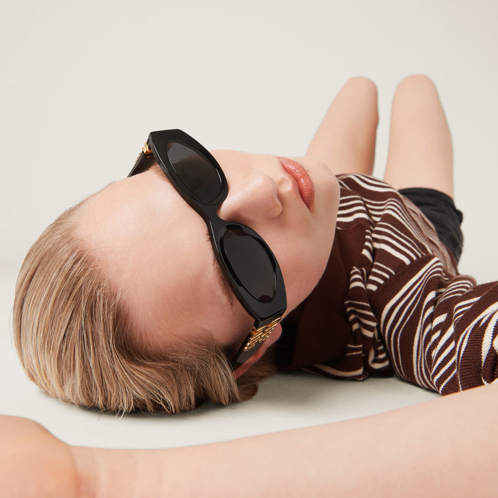 Lunette de soleil Glimpse Miu Noir
