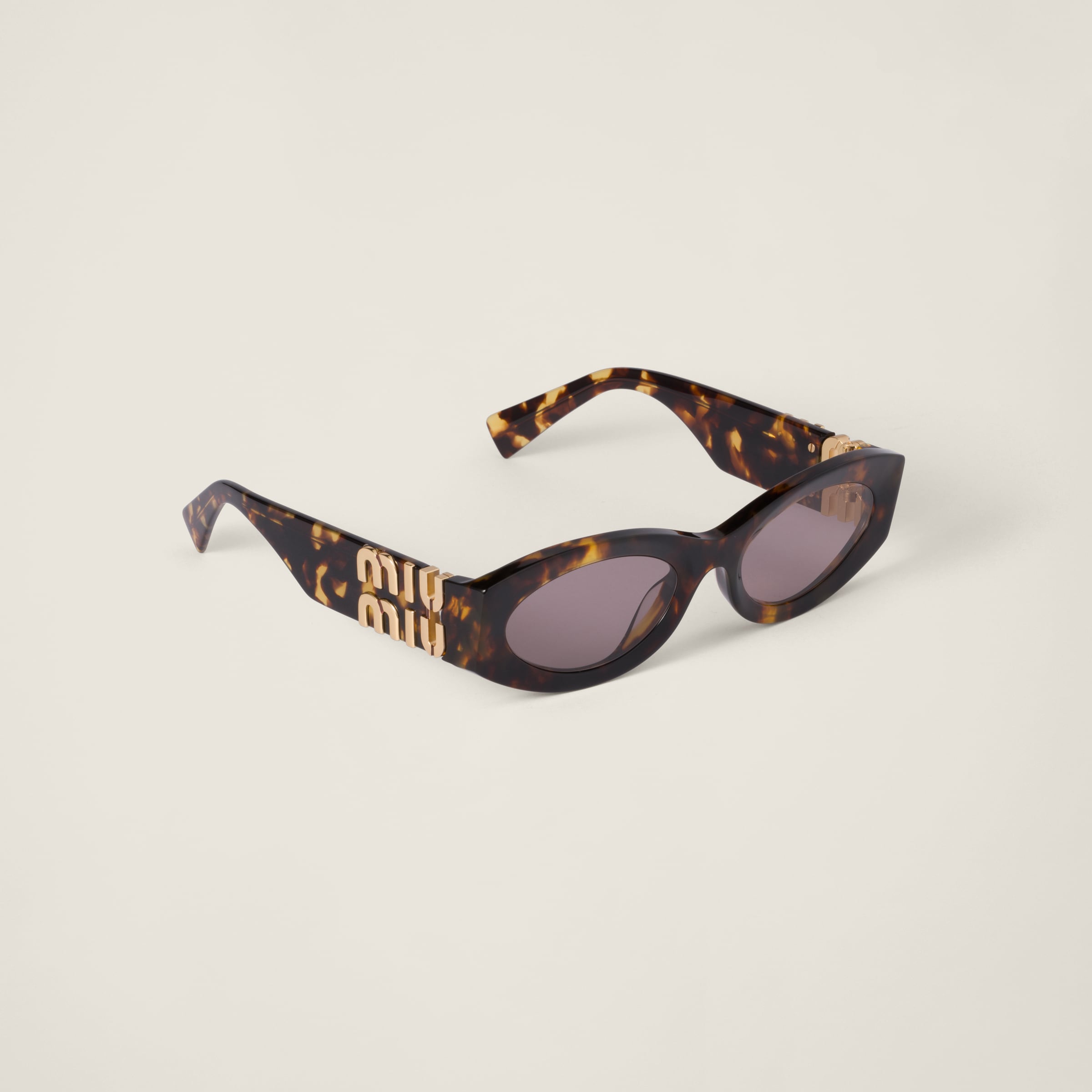 Lunette de soleil Glimpse Miu Léopard